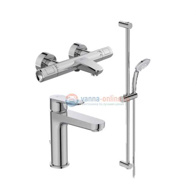Душевой набор 3 в 1 Ideal Standard CERATHERM T100 BC985AA