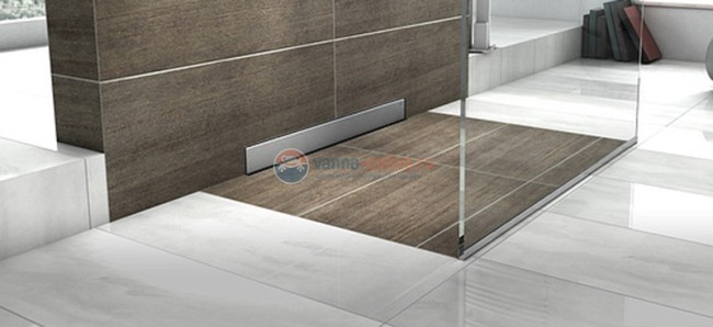 Дренажный канал MEPA/TersoWALL 150391, пристенный, 800 мм, в комплекте накладка нержавеющая сталь,ножки, сифон 0,81л/с