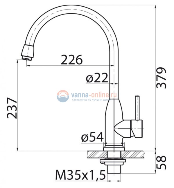 Смеситель Belbagno BB-LAM09B-IN для кухонной мойки, нержавеющая сталь, сатин Смеситель Belbagno BB-LAM09B-IN для кухонной мойки, нержавеющая сталь, сатин
