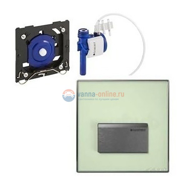 Клавиша Geberit Sigma Type 50 116.016.SE.5, стекло зеленое