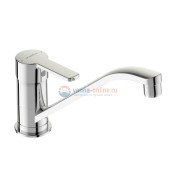 Смеситель Vidima УНО (Uno) BA241AA для кухонной мойки, поворотный излив, хром