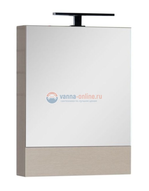 Зеркало-шкаф Aquanet Нота 58 (камерино) 00158856, цвет светлый дуб