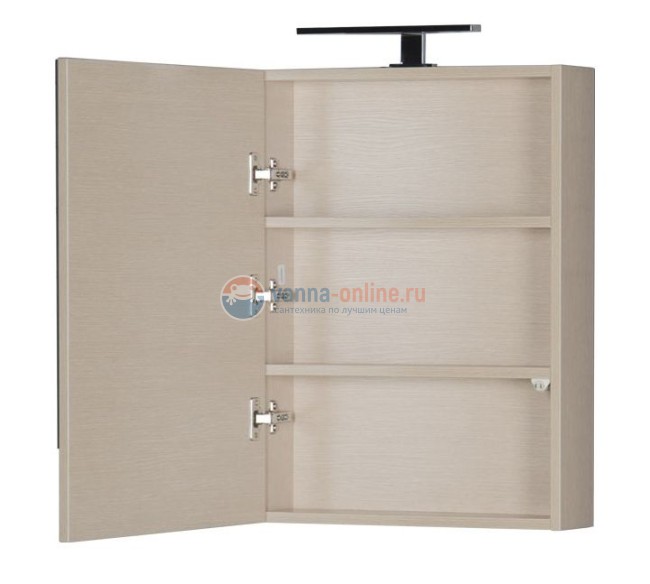 Зеркало-шкаф Aquanet Нота 58 (камерино) 00158856, цвет светлый дуб