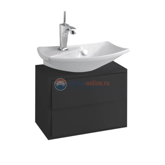 Тумба под раковину Jacob Delafon Escale черная, 60 см, EB764-N21