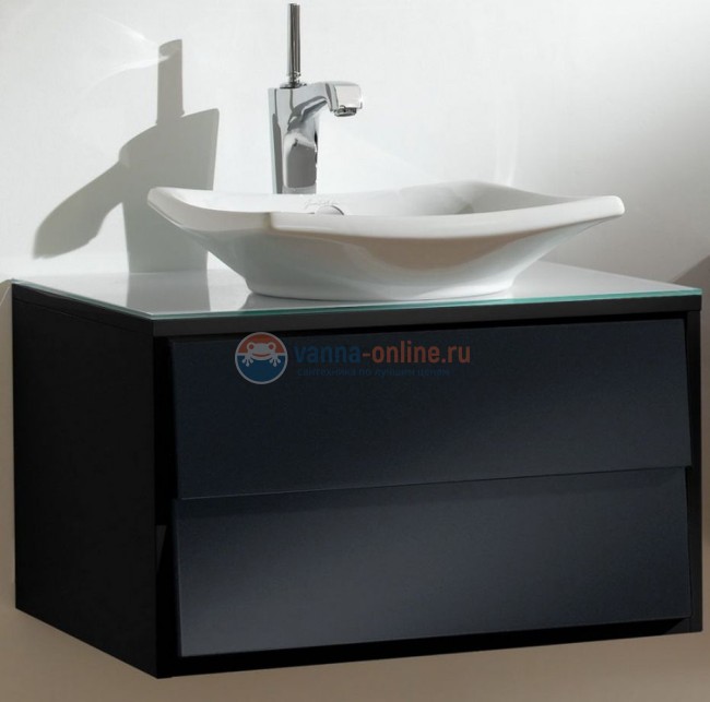 Тумба под раковину Jacob Delafon Escale черная, 60 см, EB764-N21