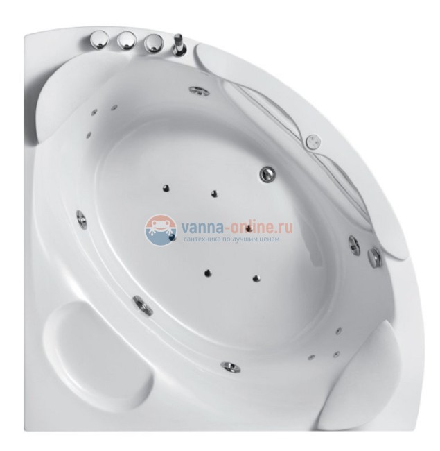 Ванна гидромассажная акриловая Orans BT-65103A, 140 х 140 см Ванна гидромассажная акриловая Orans BT-65103A, 140 х 140 см