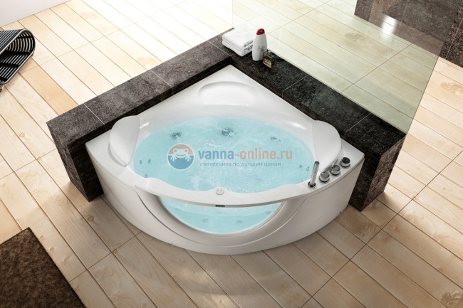 Ванна гидромассажная акриловая Orans BT-65103A, 140 х 140 см Ванна гидромассажная акриловая Orans BT-65103A, 140 х 140 см