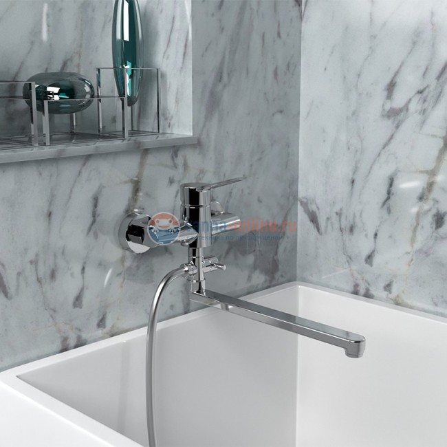 Смеситель для ванны Paini Messina MECR119KM с длинным изливом без аксессуара Смеситель для ванны Paini Messina MECR119KM с длинным изливом без аксессуара