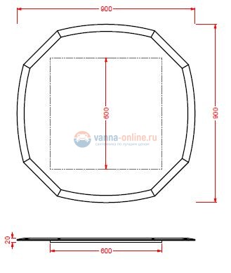 Зеркало ArtCeram Civitas CIA011