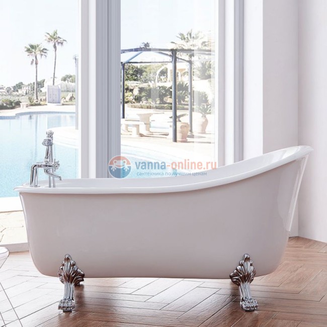 Ванна акриловая SSWW PM718A 170 x 80 см, белая