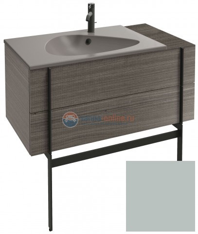 Тумба под раковину Jacob Delafon Nouvelle Vague 100 EB3032-G92, цвет - миндальный глянцевый