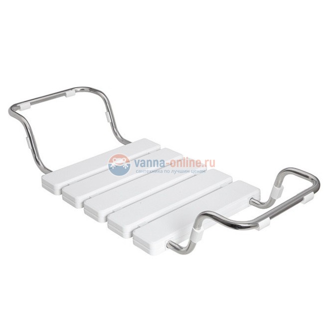 Сидeнье в ванну Bemeta Help 338125066 84 см, белый, хром глянцевый