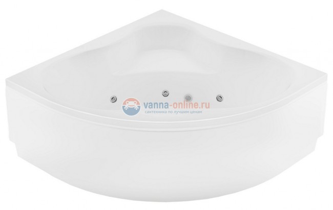 Акриловая ванна Aquanet Santiago 160x160 00204034