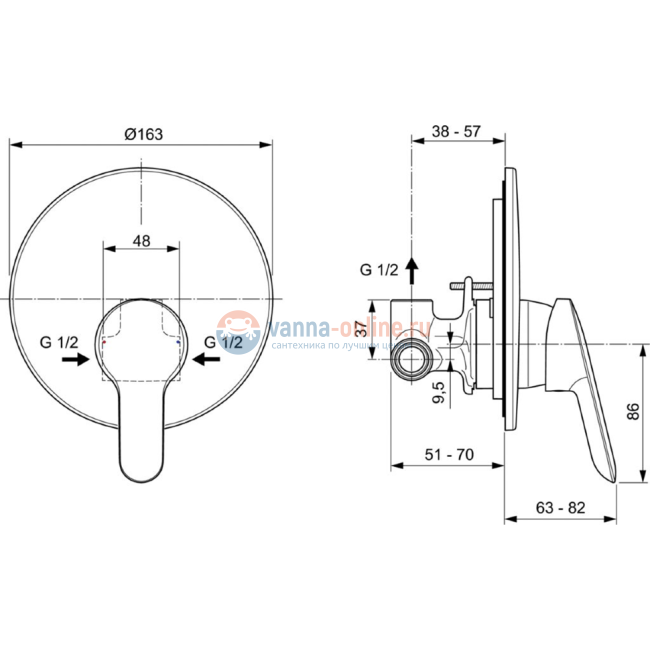 Душевой набор 4 в 1 Ideal Standard IDEALSPRAY BD125AA Душевой набор 4 в 1 Ideal Standard IDEALSPRAY BD125AA