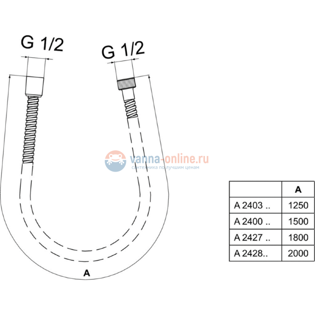 Душевой набор 4 в 1 Ideal Standard IDEALSPRAY BD125AA Душевой набор 4 в 1 Ideal Standard IDEALSPRAY BD125AA