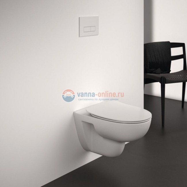 Безободковый подвесной унитаз Ideal Standard i.life A T471601