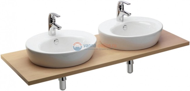 Раковина Jacob Delafon Ove E1708-00 50 х 43 см, для установки на столешницу