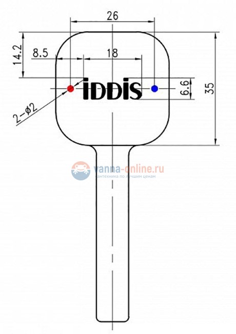 Гигиенический душ Iddis 004BLS0i08 со смесителем, черный