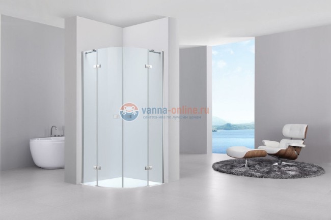 Душевой уголок Black&White Stellar Wind S701, 90 x 90 см