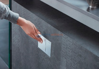 Клавиша Geberit Omega Type 60 115.081.GH.1, глянцевый хром