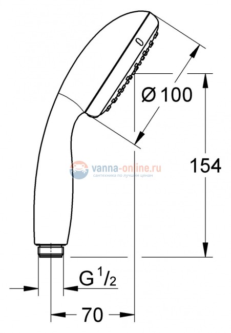 Ручной душ Grohe Tempesta New Cosmopolitan 27597001/2759710E (27597000) Ручной душ Grohe Tempesta New Cosmopolitan 27597001/2759710E (27597000)