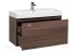 Тумба c раковиной Aquanet Нью-Йорк 100 00203949, цвет орех 
