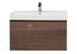 Тумба c раковиной Aquanet Нью-Йорк 100 00203949, цвет орех 