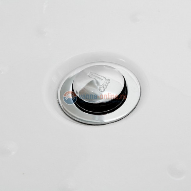 Душевая кабина Deto Em EM4516 LED 160 x 85 см, с крышей, с Led подсветкой