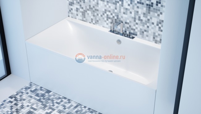 Ванна из литьевого мрамора Astra-Form Геркулес, 190 x 90 см, белый