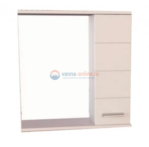 Зеркальный шкаф Comforty Модена 60 белый Зеркальный шкаф Comforty Модена 60 белый