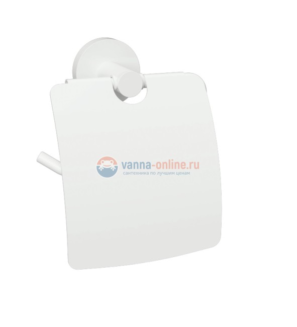 Держатель туалетной бумаги Bemeta White 104112014 14 x 8 x 15.5 см с крышкой, белый