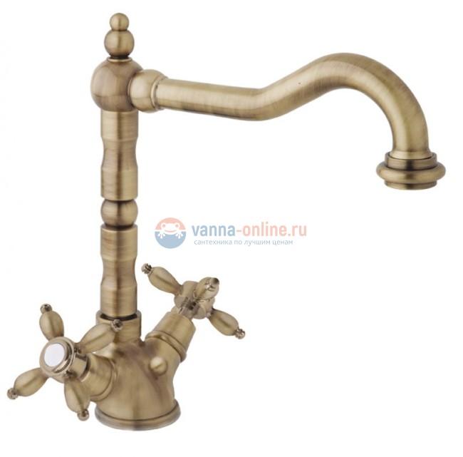 Смеситель Cezares NOSTALGIA-LS2-02, бронза Смеситель Cezares NOSTALGIA-LS2-02, бронза