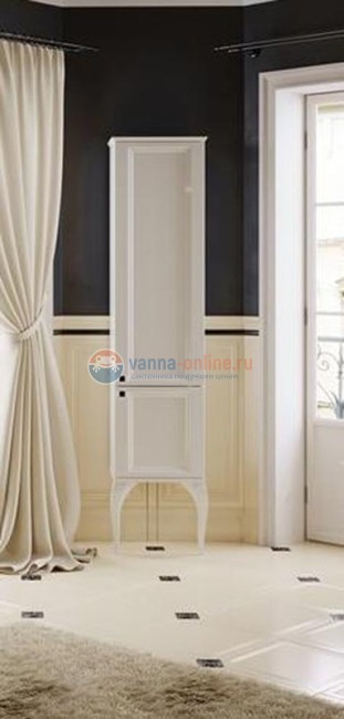 Пенал Aqwella LaDonna 40 см, белый