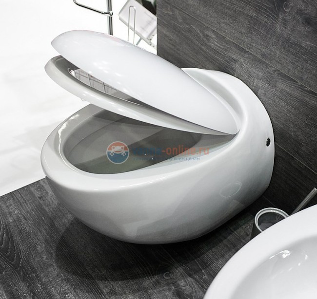 Подвесной унитаз Sanita Luxe Ringo c крышкой-сиденьем Soft Close RNGSLWH0104