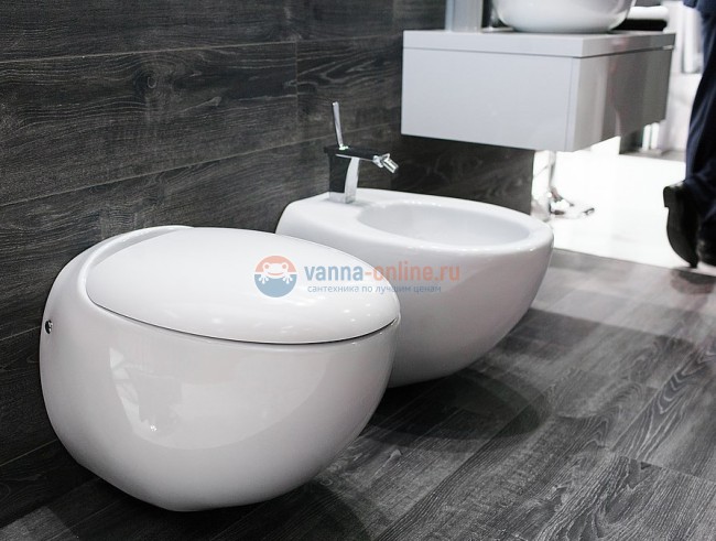 Подвесной унитаз Sanita Luxe Ringo c крышкой-сиденьем Soft Close RNGSLWH0104