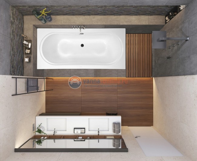 Акриловая ванна Vagnerplast Briana 170 x 75 см Акриловая ванна Vagnerplast Briana 170 x 75 см