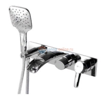 Смеситель для ванны и душа Lemark Atlantiss LM3224C встраиваемый