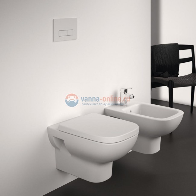 Безободковый подвесной унитаз Ideal Standard i.life A T471701