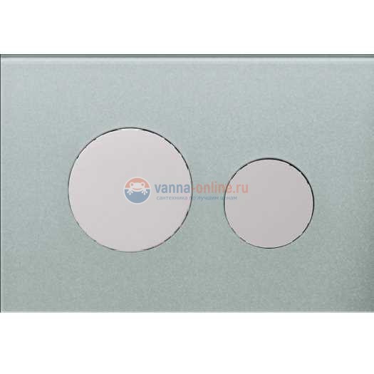 Лицевая панель TECE Loop Modular 9 240 676, серебряная Лицевая панель TECE Loop Modular 9 240 676, серебряная