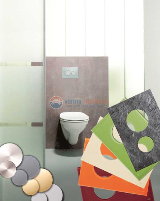 Лицевая панель TECE Loop Modular 9 240 676, серебряная Лицевая панель TECE Loop Modular 9 240 676, серебряная