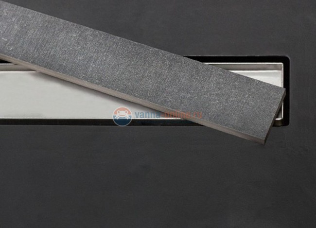 Душевой лоток Pestan Confluo Frameless Line 850, решетка - полая под плитку/хром матовый 13701233