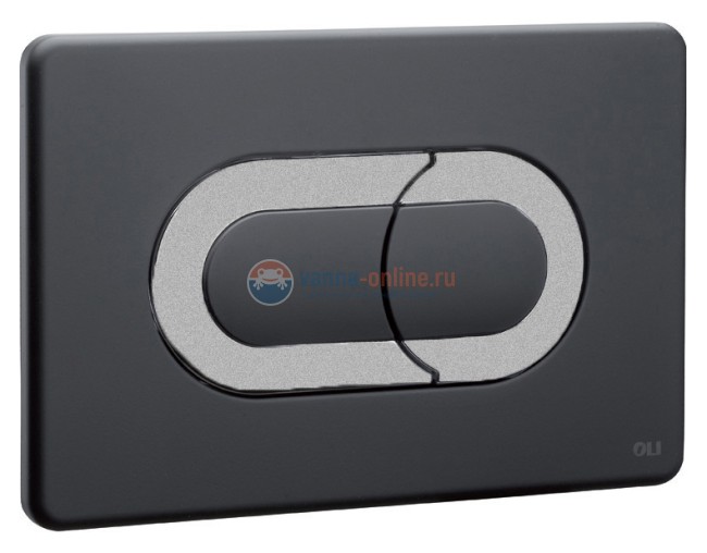 Клавиша OLI Salina 640099 черный, хром матовый
