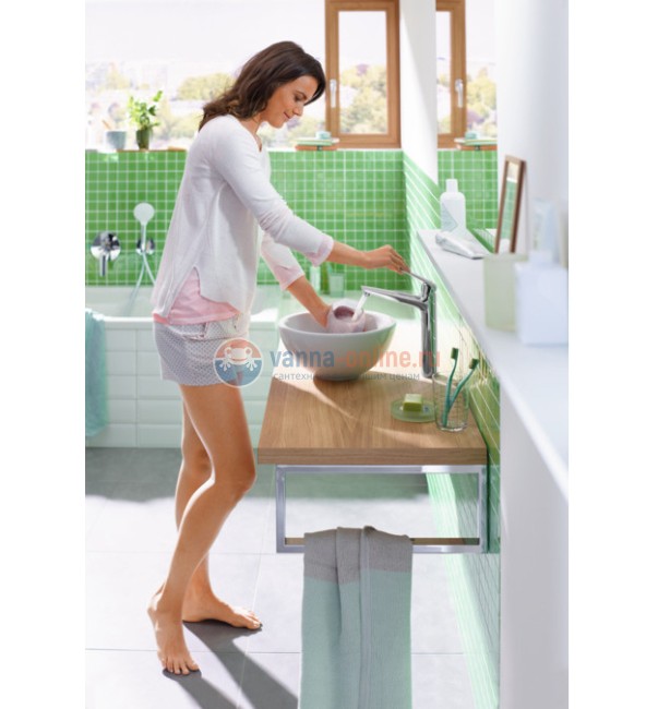 Смеситель для раковины Hansgrohe Novus 71123000, с донным клапаном Смеситель для раковины Hansgrohe Novus 71123000, с донным клапаном