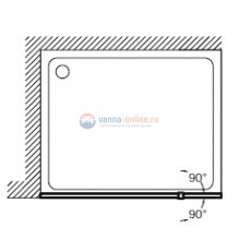 Душевой уголок Jacob Delafon Contra 140 см, левосторонний с зеркальной поворотной панелью Душевой уголок Jacob Delafon Contra 140 см, левосторонний с зеркальной поворотной панелью