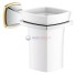 Держатель со стаканом Grohe Grandera 40626IG0, хром/золото