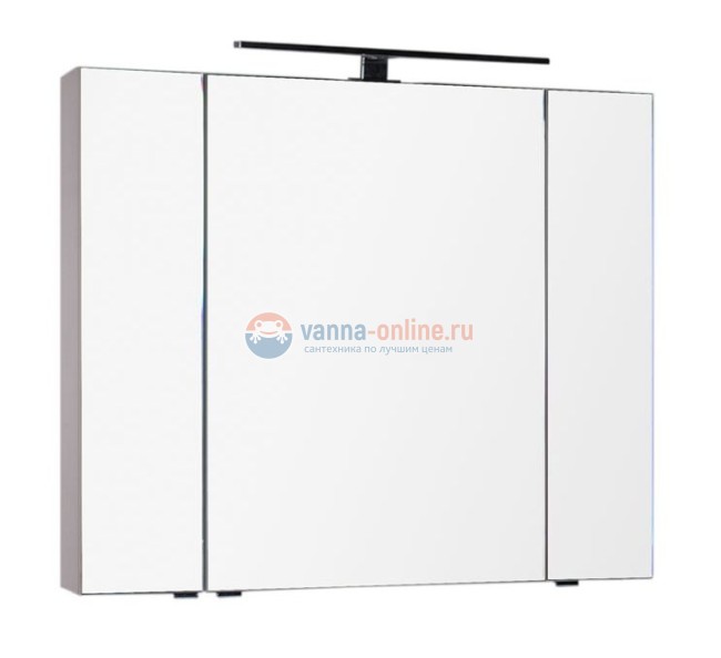 Зеркало-шкаф Aquanet Эвора 100 00184002, цвет капучино