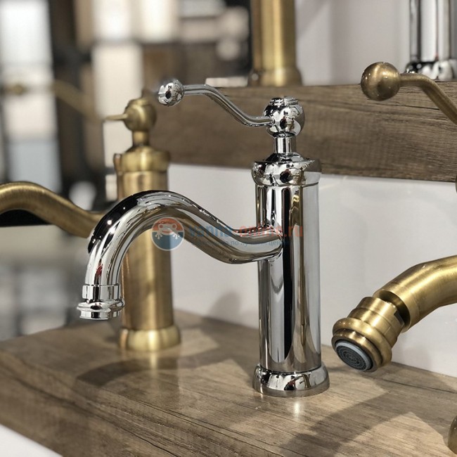 Смеситель для раковины Paini Duomo с донным клапаном Смеситель для раковины Paini Duomo с донным клапаном