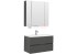 Тумба с раковиной Aquanet Алвита 90 240111, цвет серый антрацит