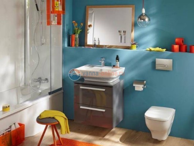 Инсталляция TECE c унитазом Jacob Delafon Struktura EDF102-00, сиденье E70025-00, комплект