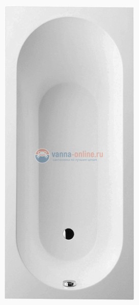 Квариловая ванна Villeroy&Boch Oberon 170x70 UBQ177OBE2V-01, alpin без отверстия и перелива Квариловая ванна Villeroy&Boch Oberon 170x70 UBQ177OBE2V-01, alpin без отверстия и перелива